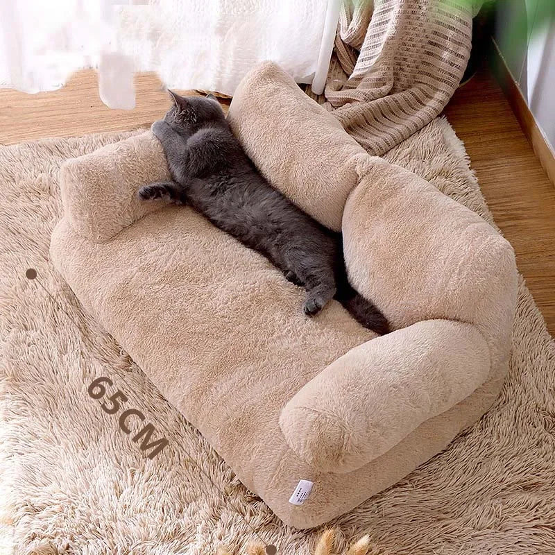 YOKEE - Cama Luxuosa para Gatos, Sofá Super Macio e Aconchegante para Cães Pequenos, Casa para Dormir Destacável, Lavável e Antiderrapante para Gatinhos e Filhotes, Produtos para Animais de Estimação