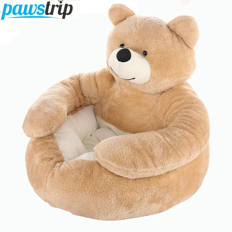 Cama Aconchegante para Pet em Formato de Urso,  Desmontavel e acolchoada.