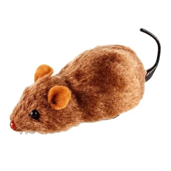 Rato de Pelúcia Divertido - Uma Brincadeira Irresistível para Cães, Gatos e Crianças!