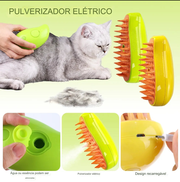 Escova a Vapor para Gatos e Cães: Transforme a Rotina de Cuidados do seu Pet