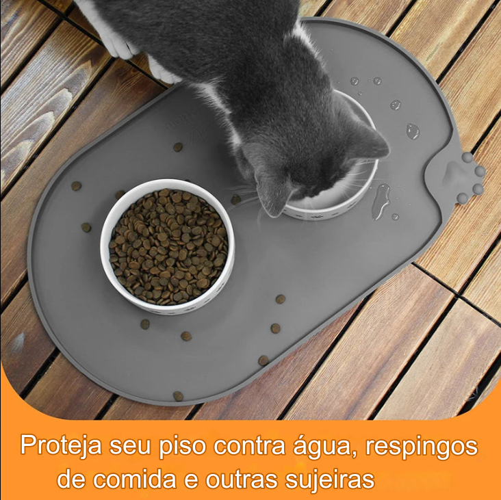 Tapete para Alimentação de Animais de Estimação