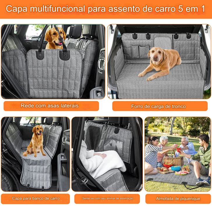 Capa de Assento de Carro para Cães Benepaw (PRODUTO DE ALTO VALOR)