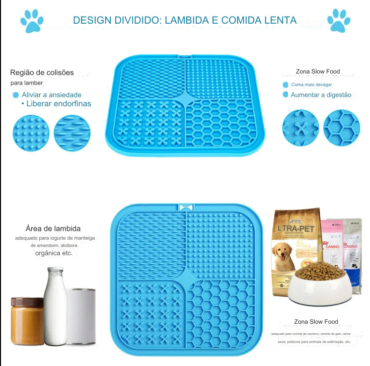 Tapetes Lick Mat para Cães