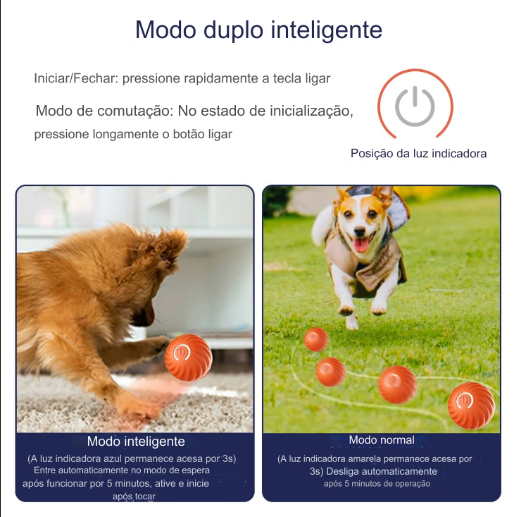 Bola Eletro Para Seus Pets